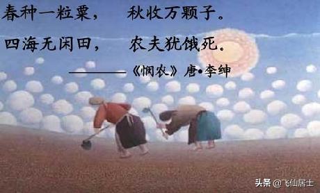 春种一粒粟后面一句是什么（春种一粒粟出自哪首诗）